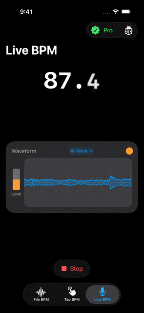 BPM Analyzer animation