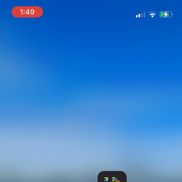 inDrive Live Activity widget animation