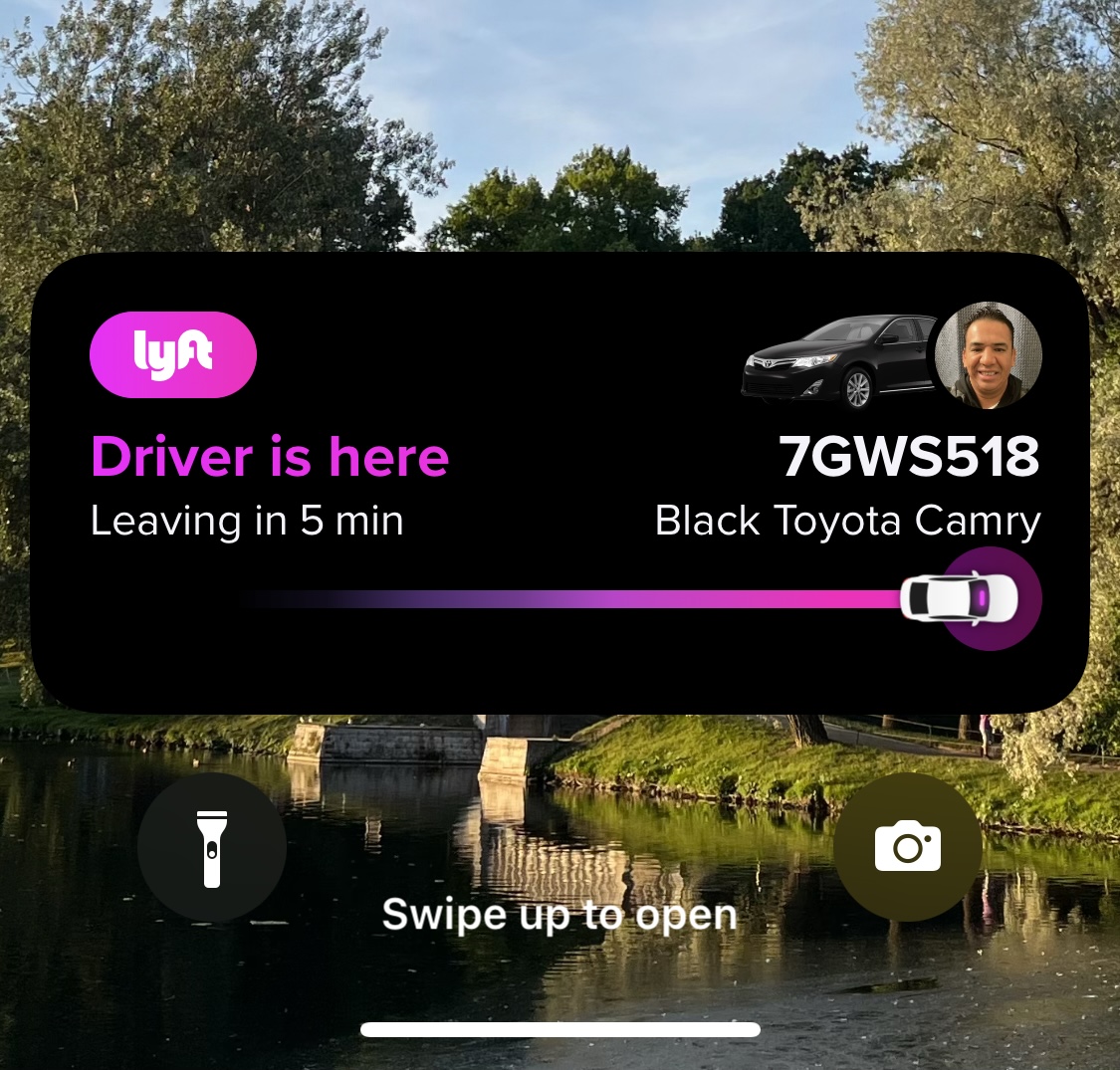 Lyft Live Activity Driver Is Here