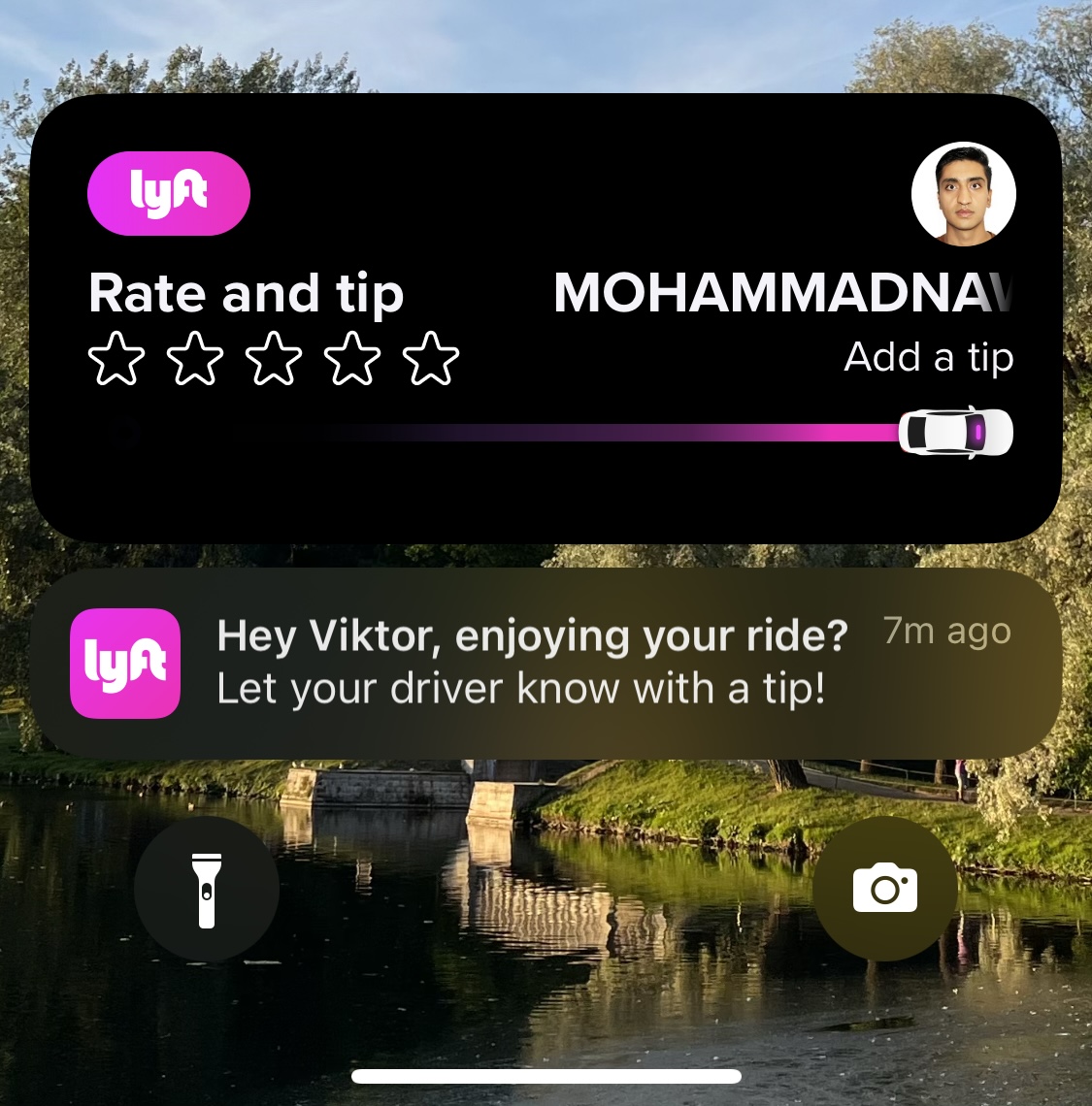 Lyft Live Activity Review